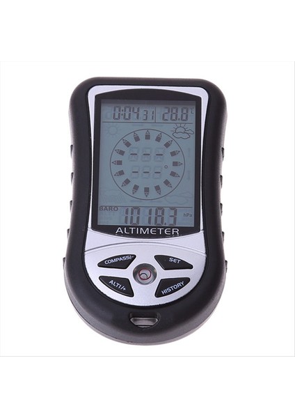 Dağ Tırmanışı Için 8-1 Arası Metre Metre Altimetre Taşınabilir Yükseklik Barometre Çok Fonksiyonlu Altimetre (Yurt Dışından)