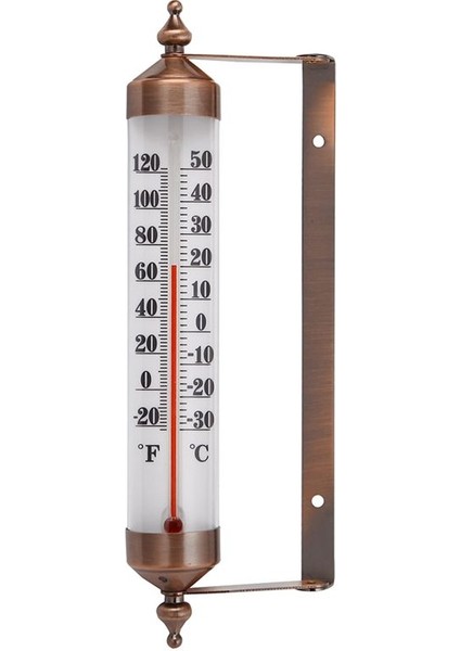 10 Inç Yeni Premium Çelik Iç/dış Mekan Termometresi Kablosuz Dekoratif (Yurt Dışından)