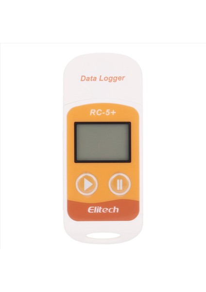 Elitech Rc-5+ Pdf USB Sıcaklık Veri Günlüğü Yeniden Kullanılabilir Kaydedici Soğutma Için 32000 Puan Soğuk Zincir Taşımacılığı (Yurt Dışından)