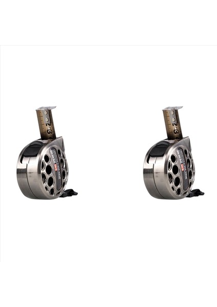 2x Ev Halkı Ağaç Işleme Ölçüsü Kalınlaştırma Su Geçirmez ve Korozyon Önleyici Bant Ölçüsü 5M25MM Paslanmaz Çelik (Yurt Dışından)