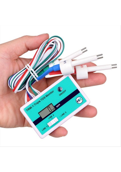 Hm Dijital Trm1 Üçlü Tds Metre Online Tds Su Kalitesi Test Cihazı 0-9990PM LCD Ekran Su Kalitesi Saflık Test Meter (Yurt Dışından) modelleri