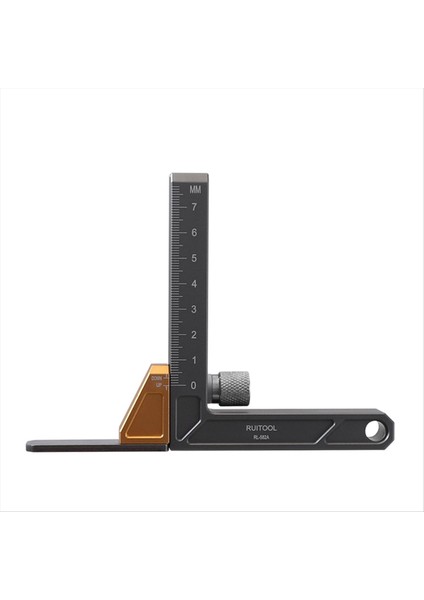 Ruitool Yükseklik Göstergesi Alüminyum Alaşım Tablosu Yükseklik Göstergesi Metrik Ölçüm Aracı Tablo Testere Derinlik Ölçüm Cetveli (Yurt Dışından)