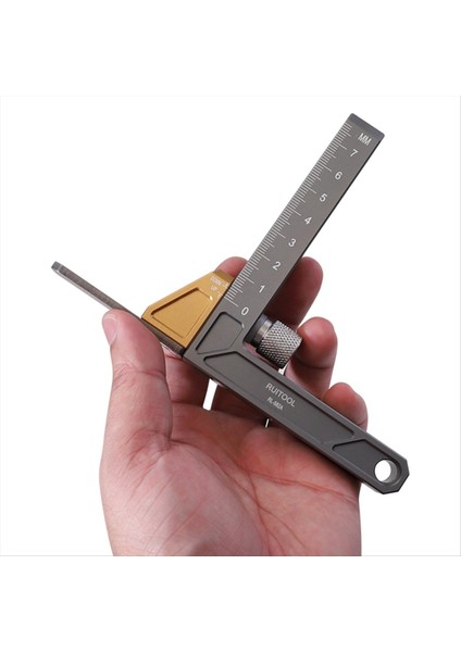 Ruitool Yükseklik Göstergesi Alüminyum Alaşım Tablosu Yükseklik Göstergesi Metrik Ölçüm Aracı Tablo Testere Derinlik Ölçüm Cetveli (Yurt Dışından) fiyatları
