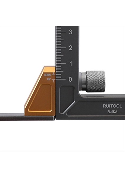 Ruitool Yükseklik Göstergesi Alüminyum Alaşım Tablosu Yükseklik Göstergesi Metrik Ölçüm Aracı Tablo Testere Derinlik Ölçüm Cetveli (Yurt Dışından) indirimleri