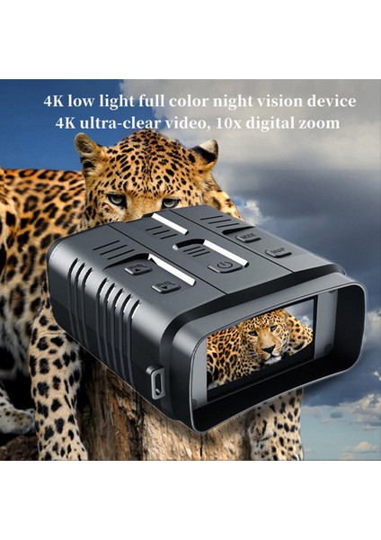 N009 4K Hd Binoküler Gece Görme Kızılötesi 2160P Hd Açık Kamp Avcılık Gecesi Vizyon Goggle Gece Gece Çift Kullanım 800M (Yurt Dışından) indirimleri