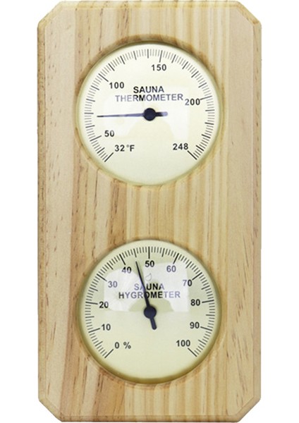 Sauna Termometre Fahrenheit Higrometre Gauge 2in1 Kapalı Ev Sauna Termostat Sauna Geleneksel Sauna Namlu (Yurt Dışından)