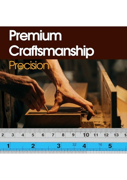 12+6 Inç Metal Cetvel Set-Düz Kenar Cetvelinin Hem Emperyal Hem De Metrik Ölçümleri Var Dıy Projeleri Için Mükemmel Mavi (Yurt Dışından) modelleri