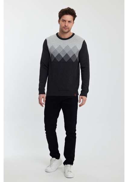 Alexandergardı Desenli Bisiklet Yaka KAZAK(E23-6715) fırsatları