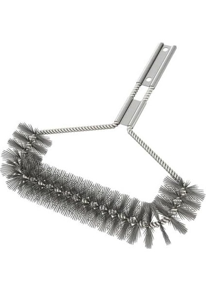 Barbekü Fırçası Yedek Başlık, Üçgen Başlıklı Fırça, Naylon Kıllar, Uzun Ömürlü ve Dayanıklı Barbekü Izgara Temizleme Fırça Başlığı