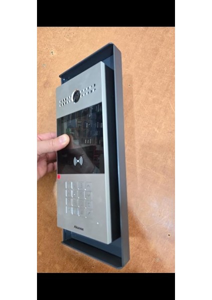 Pano Aep Açılı Diafon Zil Paneli, Metal Yön Çevirme ve Koruma Kutusu, 15X27,5X10,5 Cm, Antrasit modelleri