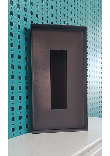 Pano Aep Açılı Diafon Zil Paneli, Metal Yön Çevirme ve Koruma Kutusu, 15X27,5X10,5 Cm, Antrasit indirimleri