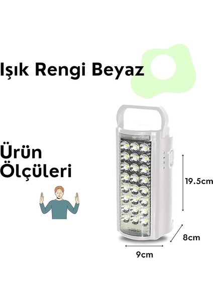 LED 24 Li Taşınabilir Işıldak Kamp Feneri El Feneri fırsatları
