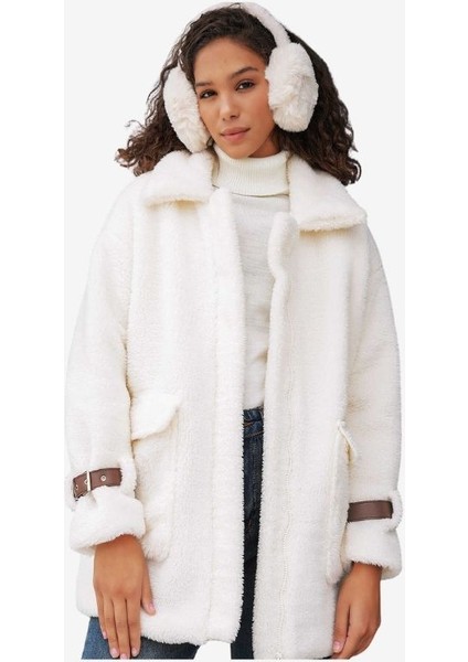 Kadın Mont 5206 Ekru fırsatları