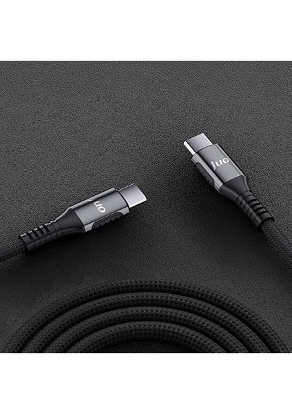 60W USB Type-C To Type-C Örgülü Pd Hızlı Şarj ve Data Kablosu 2 Metre fırsatları