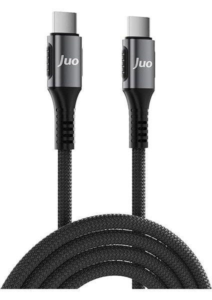 60W USB Type-C To Type-C Örgülü Pd Hızlı Şarj ve Data Kablosu 2 Metre indirimleri