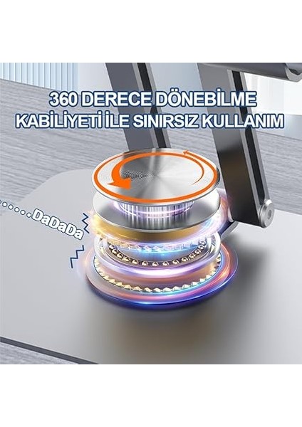 Tablet Standı 360° Dönebilen Tablet Tutucu Katlanabilir Alüminyum Tablet ve Telefon Standı modelleri