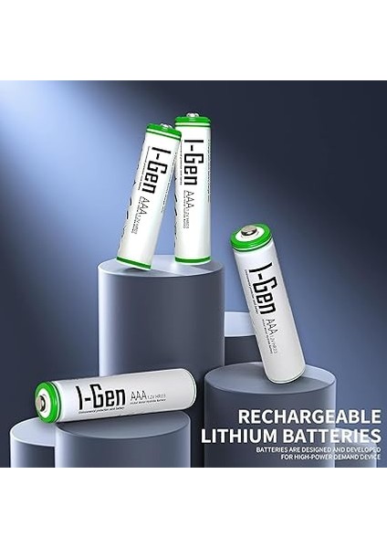 B110 4 Adet Aaa 650 Mah Şarj Edilebilir Ince Kalem Pil 1.2V Ni-Mh Şarjlı Pil fiyatları