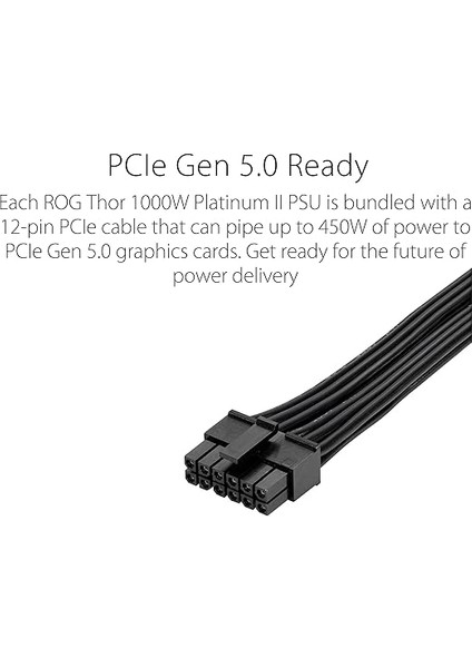 ROG-THOR-1000P2-GAMING V2 1000W 80+ Platinum 135MM Full Modüler Gaming (Oyuncu) Power Supply indirimleri