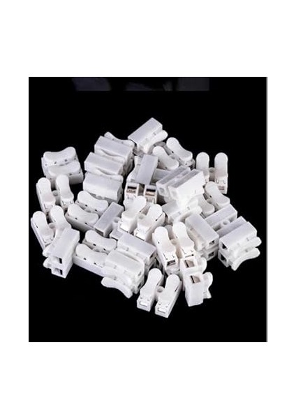 Vidasız Sıra Buat Kablo Klemens Basmalı Tip 2 Li 2 Pin 20'li Paket modelleri