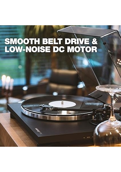 Turn 2 Black | Analog Hifi Belt Drive Turntable | Pikap | Plak Çalar | Ortofon Om 10 Iğne ve Headshell Dahil fiyatları