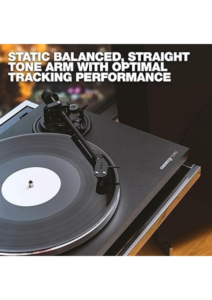 Turn 2 Black | Analog Hifi Belt Drive Turntable | Pikap | Plak Çalar | Ortofon Om 10 Iğne ve Headshell Dahil modelleri