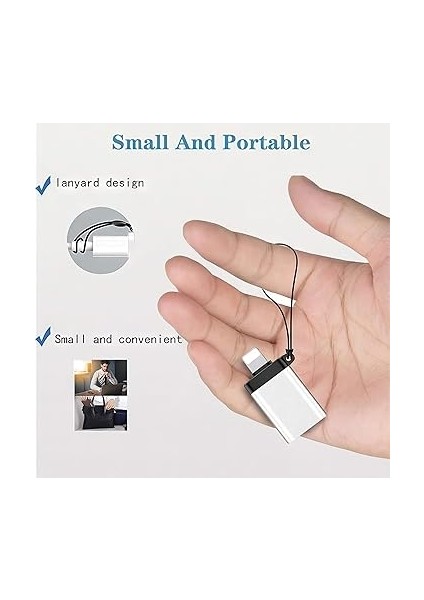 3.0 Lightning Otg Adaptör – Yüksek Hızlı Veri Aktarımı, Telefon Için Lightning To USB Dönüştürücü, Klavye, Mouse, Kart Okuyucu ve Oyun Kumandası ile Uyumlu, Ha-07, Evınto fırsatları