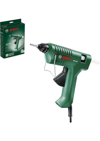 Home And Garden Pkp 18 E Elektrikli Sıcak Tutkal Tabancası, 200 V, Tutkal Çubuğu 1 Adet Ekstra Uzun Nozül, Yeşil