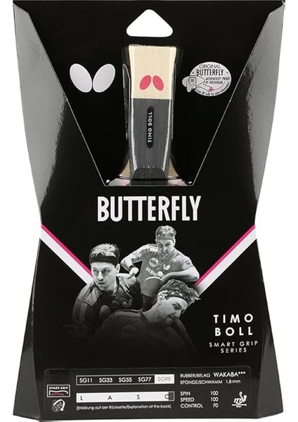 Timo Boll SG99 Masa Tenisi Raketi | Masa Tenisi Raketi Bat Profesyonel ve Yarışma | Taktik Olarak Rutin Oyuncular | Ittf Sertifikalı Wakaba Kaplama | Anatomik Sap Şekli Akıllı Kavrama modelleri