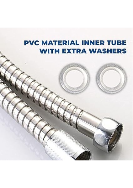 Home Spiralli Örgülü Duş Hortumu,banyo Duş Hortumu (1,5 Metre) (Krom) modelleri