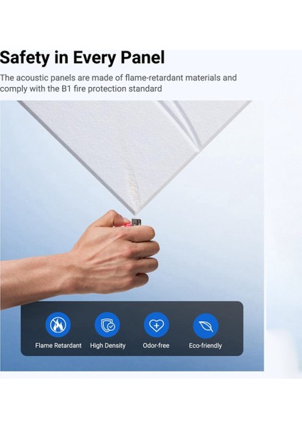 12 Paket Ses Geçirmez Duvar Panelleri 12X12X0 4 Inç Ev Için Kendi Kendine Yapışkanlı Ses Geçirmez Paneller Kayıt Stüdyosu Ofis (Yurt Dışından) fırsatları