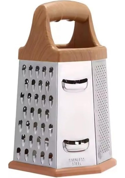 Paslanmaz Çelik 6 Taraflı Çok Işlevli Rende (Dilimleyici)