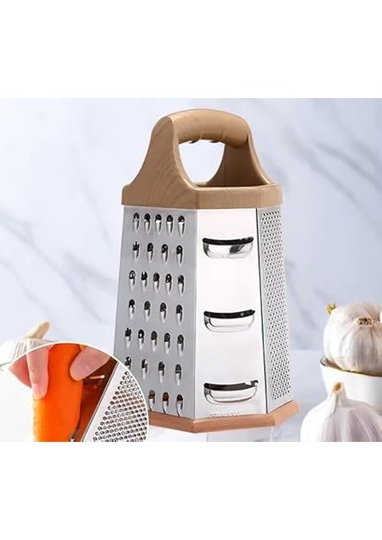 Paslanmaz Çelik 6 Taraflı Çok Işlevli Rende (Dilimleyici) fiyatları