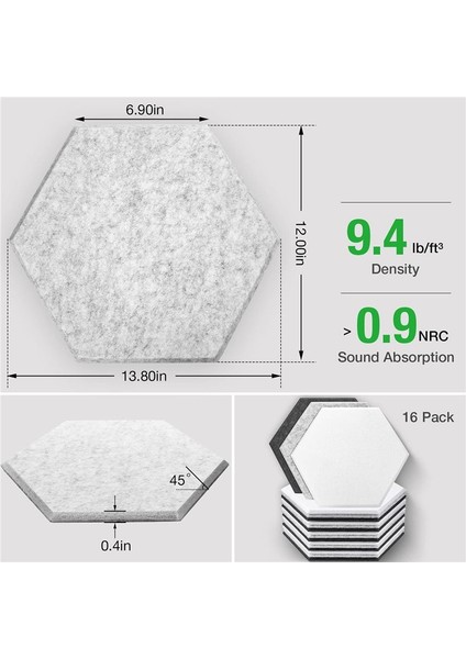 18 Pcs Acoust Yalıtım Paneli Ses Yalıtım ve Akustik Için Akustik Ses Geçirmez Paneller Emici Ses Emiyor (Yurt Dışından) fiyatları