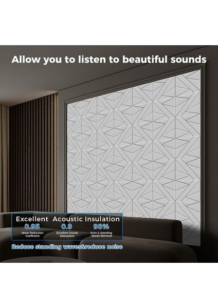 8 Paket Kendi Yapışkan Ses Tabanlı Duvar Panelleri 12X12X0 47IN Ses Masal Köpük Panelleri Ev Stüdyosu Ofis Dekoru Beyaz (Yurt Dışından) modelleri