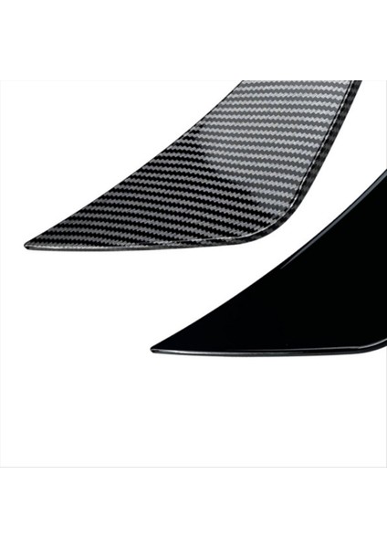 Araba Ön Tampon Yan Ayırıcı Spoiler Sis Lambası Yan Spoiler Trim Için Mazda Miata Mx-5 Nd 2016+ Parlak Siyah (Yurt Dışından) fırsatları