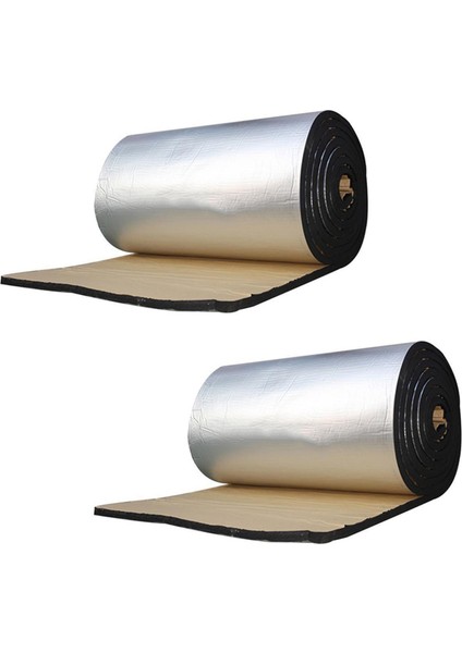 2x 50X200CM Ses Deadener Araba Izolasyonu Bloack Isı ve Ses Termal Düzeltme Pedi Otomobiller Için Otomatik Aksesuarlar Parçalar (Yurt Dışından)