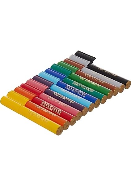 Eğlenceli Jumbo Keçeli Kalem,12'li, 12 Renk modelleri