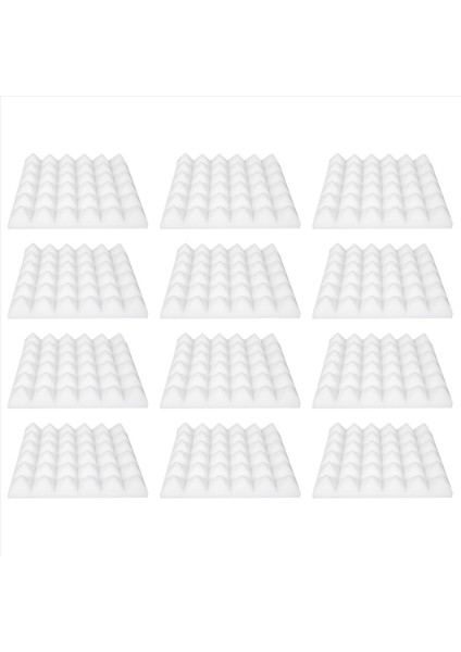 12 Paket Akustik Paneller Ses Geçirmez Köpük Panelleri Stüdyo Ses Yalıtımı Takozları Duvar Gürültü Köpüğünü Azaltma Müzik Stüdyosu Vb (Yurt Dışından) fırsatları