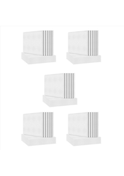 60 Paket Akustik Paneller Ses Geçirmez Dolgu Eğimli Kenar Ses Emici Paneller Akustik Için Akustik Panel (Yurt Dışından)