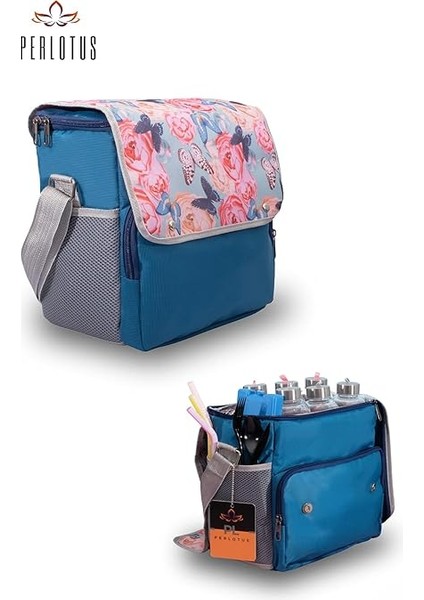 Soğuk Sıcak Tutan Termal Termos Yiyecek Içecek Çantası Buz Aküsü Hediyeli Çiçekli fırsatları