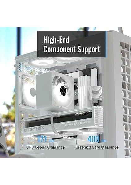 D502A Orta Kule Kılıfı, Mesh Ön Panel, 360MM Radyatör Desteği, 11 Fan Yuvası, 400MM Gpu, Atx/m-Atx/mini-Itx, Manyetik Toz Filtreleri, Spcc Çelik Konstrüksiyon, Moda Pc Yapısı, Siyah fırsatları