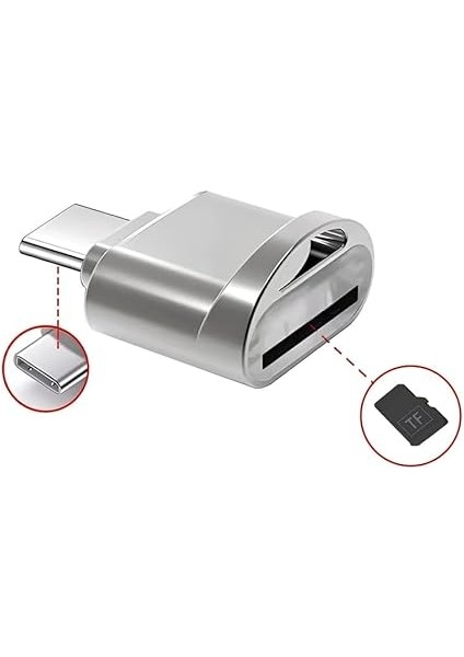 Card Reader Kart Okuyucu Tüm Type C Cihazlar Için Çipli Kart Okuyucu ve Dönüştürücü (Ha-02 Type C - Micro Kart Okuyucu) fiyatları