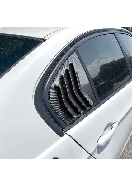 Araç Karbon Fiber Arka Windows Üçgen Bmw 3serıes E90 320I 330I M3 2005-2011 Araç Stil Kapağı (Yurt Dışından) modelleri