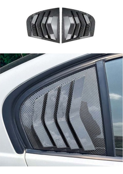 Araç Karbon Fiber Arka Windows Üçgen Bmw 3serıes E90 320I 330I M3 2005-2011 Araç Stil Kapağı (Yurt Dışından) fırsatları