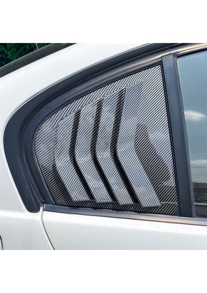 Araç Karbon Fiber Arka Windows Üçgen Bmw 3serıes E90 320I 330I M3 2005-2011 Araç Stil Kapağı (Yurt Dışından) indirimleri