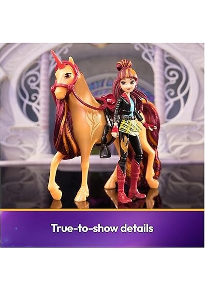 Academy Valentina ve Tek Boynuzlu At Cinder Seti – Sevilen Netflix Dizisinden Yaklaşık 12 cm Orijinal Figürler, 4 Yaş+ Için modelleri