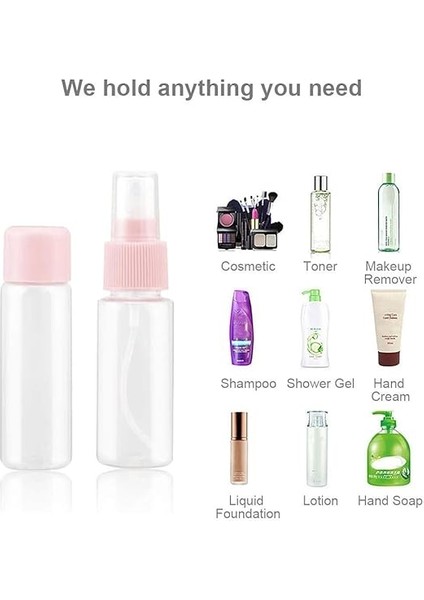 13 Parça Seyahat Şişe Seti – Parfüm, Şampuan, Krem, Losyon Için Uçak Uyumlu Taşınabilir Kaplar – Fermuarlı Pvc Çantalı & Hunili Spatulalı Valiz Düzenleyici Seyahat Şişesi Kiti fırsatları