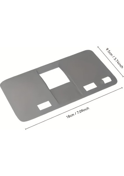 Byd Seal U Dm-I / Ev Modelleri Için Vites Paneli Koruyucu Silikon Ped Koyu Şeffaf