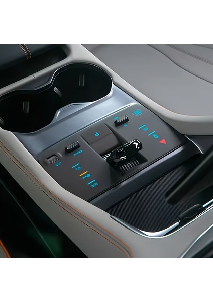 Byd Seal U Dm-I / Ev Modelleri Için Vites Paneli Koruyucu Silikon Ped Koyu Şeffaf fırsatları