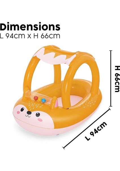 Şişme Tilki Yatağı, Çocuklar Için, Yüzme Havuzu, Yüzme Havuzu, Erkek ve Kız Çocukları Için Havuz Oyuncakları indirimleri